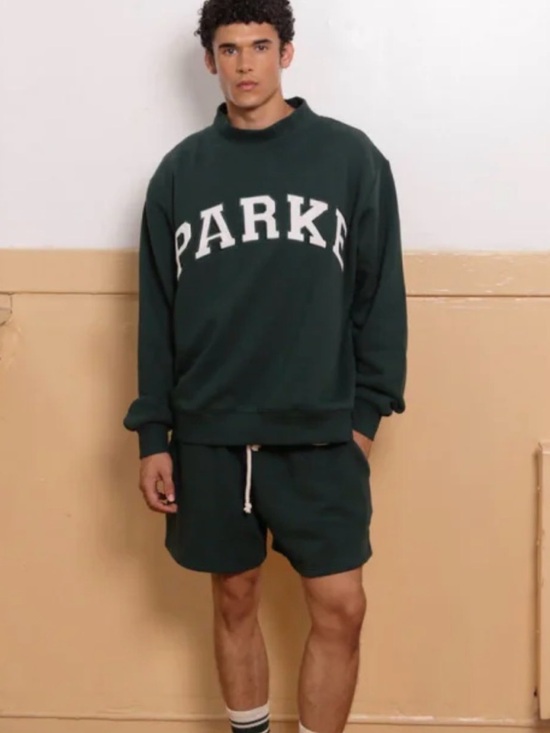 Parke Tops - Parke Forest Varsity Mockneck Sweatshirt